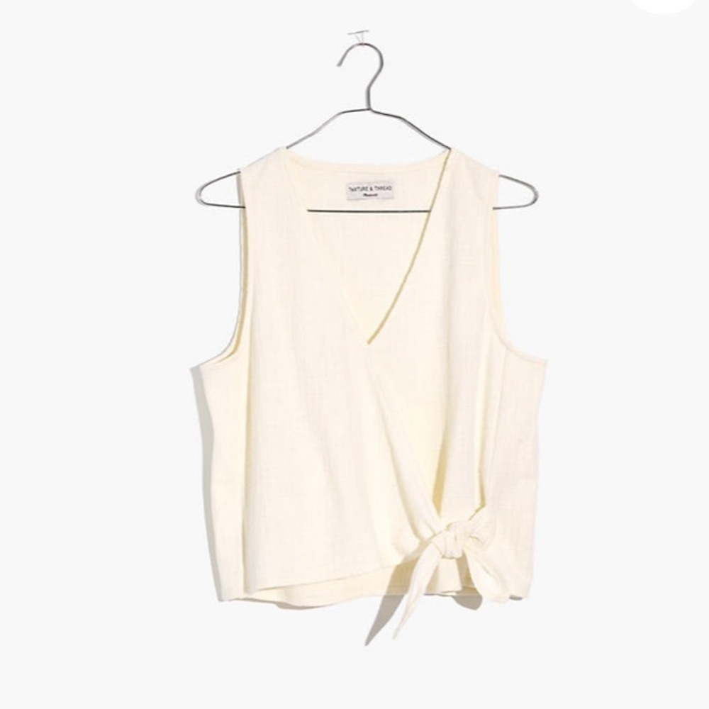 Brand new madewell cream top